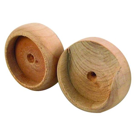 1-3/8 in. Wooden Closet Pole Socket (Single Pack) MPN:N 6794