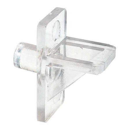 1/4 In., Clear Plastic, Shelf Support Peg, PK8 MPN:U 10136