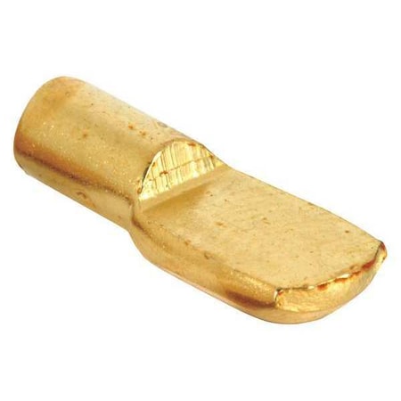 20 lb. 3/4 in. x 1/4 in. Brass-Plated Steel Shelf Pegs, PK8 MPN:U 10162