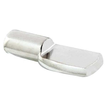 Shelf Support Peg, 5mm, Steel Construction, Nickel Plated, PK8 MPN:U 10166
