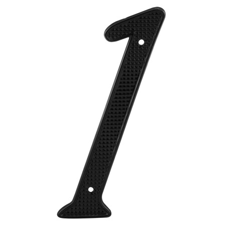 4 in. House Number 1, Diecast, Black Finish, PK2 MPN:MP4111