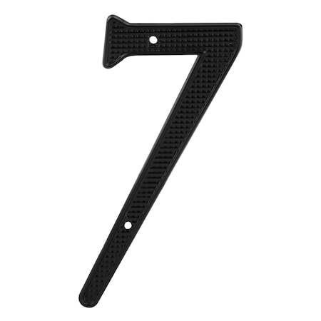 4 in. House Number 7, Diecast, Black Finish, PK2 MPN:MP4117
