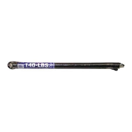 140 lb., Red Tip, Sectional Garage Door Extension Spring with Safety Cable (Single Pack) MPN:GD 12194