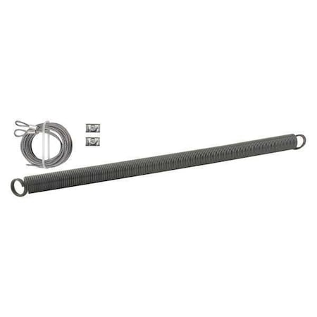 Garage Door Extension Spring, 16 in., Heavy Duty, Safety Cable (Single Pack) MPN:GD 12270