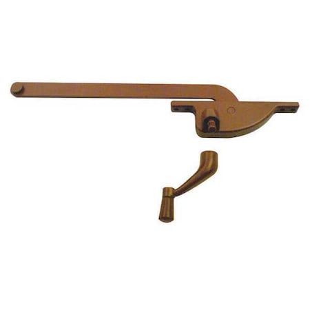 Casement Window Operator, Right Hand, Teardrop Body, Bronze, 9 in. Arm (Single Pack) MPN:H 3511