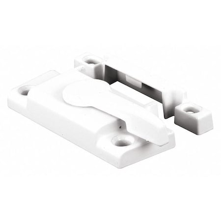 Window Sash Lock with Cam Action and Alignment Lugs, White Diecast (Single Pack) MPN:MP2554
