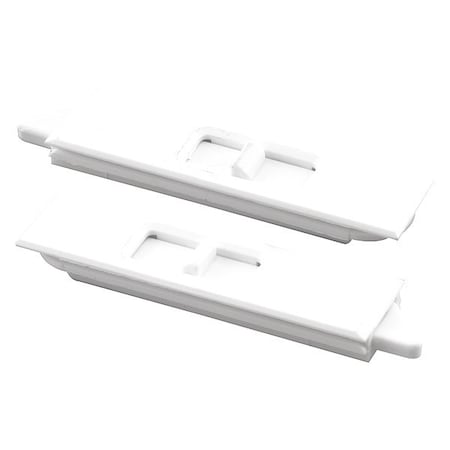 Tilt Latch Pair, White Plastic Construction, Spring-Loaded, Snap-In (1 Pair) MPN:MP2734