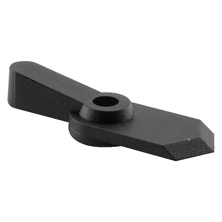 Pointer Latch, 1 in. Offset, 5/8 in. Reach, Plastic, Black, 12 Latches with Screws, PK20 MPN:MP5760
