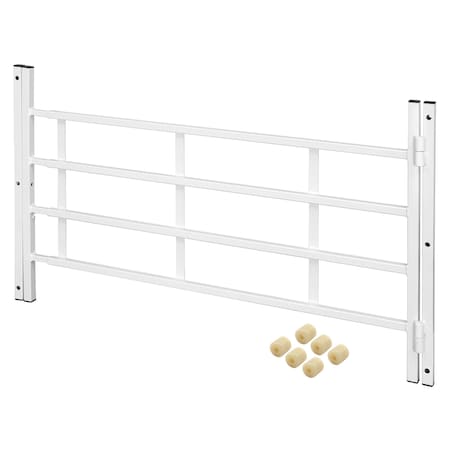 21 in., White Painted Carbon Steel, Hinged 4-Bar Window Grill (Single Pack) MPN:S 4780