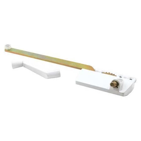 9-1/2 in. Single-Arm Left-Hand Casement Operator, White Finish (Single Pack) MPN:TH 23022