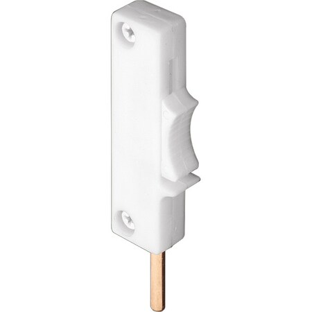 White, Plastic, Sliding Window Lock, Edge Mount (Single Pack) MPN:U 9831