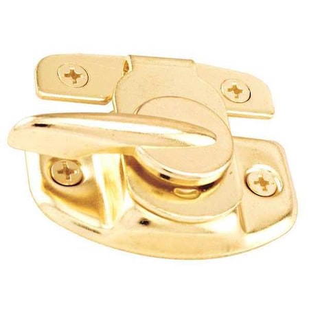 Window Lock, Gold, 25/32 in L, 2 1/4 in W MPN:U 9924