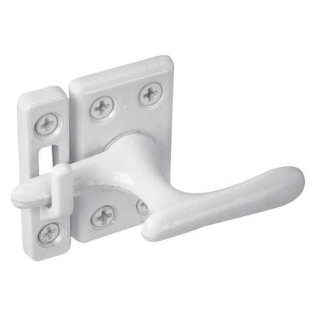 Diecast with White Finish, Casement Window Sash Lock (Single Pack) MPN:U 9936