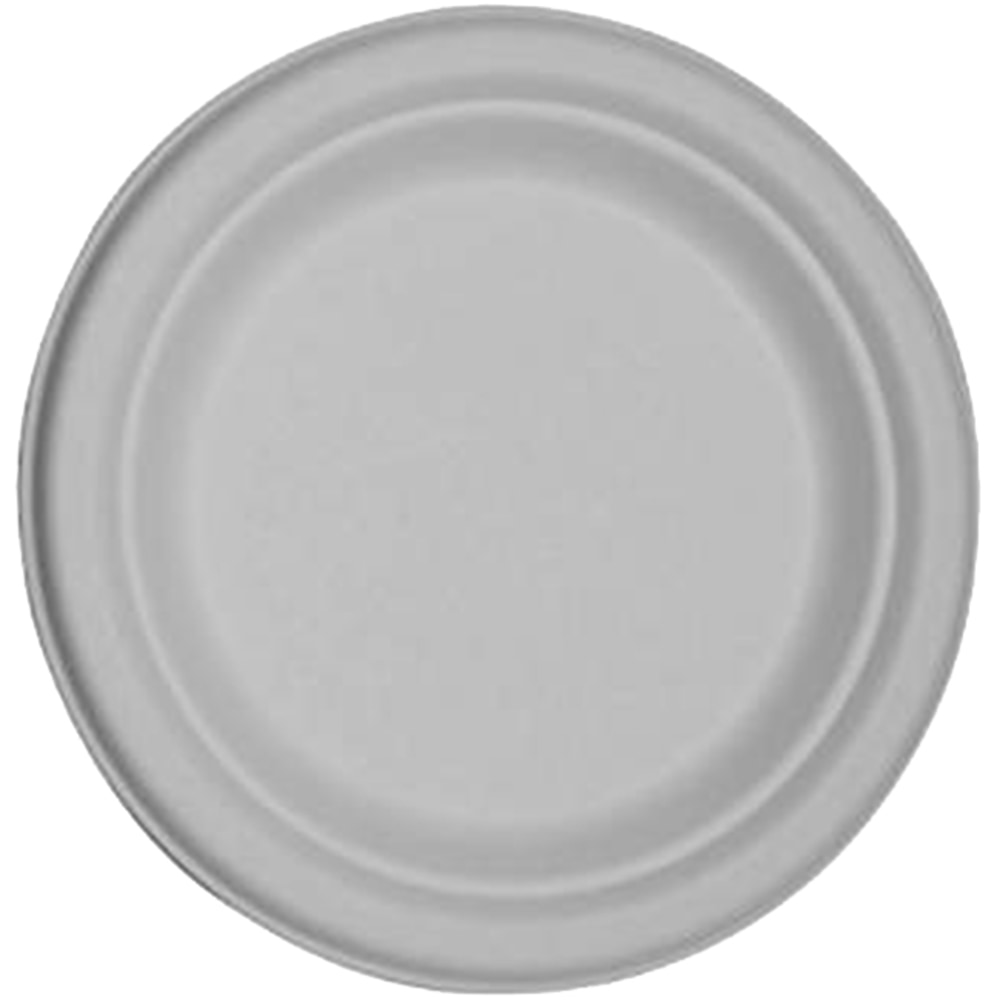 PrimeLink Bagasse Pulp Plates, 7in, White, Pack Of 1,000 MPN:PL07