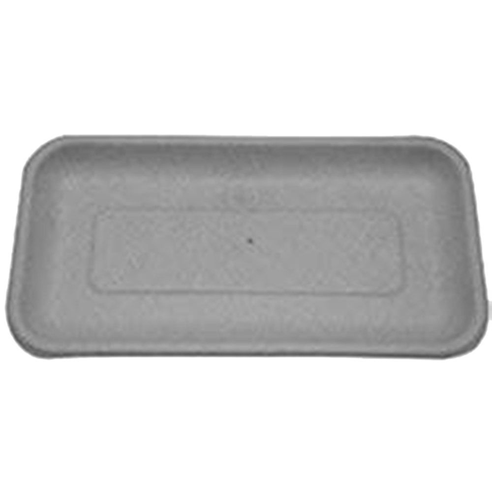 PrimeWare Rectangle Food Trays, 8 5/16in x 4 1/2in x 1/2in, Tan, Pack Of 500 MPN:C29400