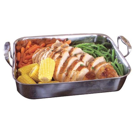Rectangle Buffet Roaster, 6 qt, Silver MPN:8165-60