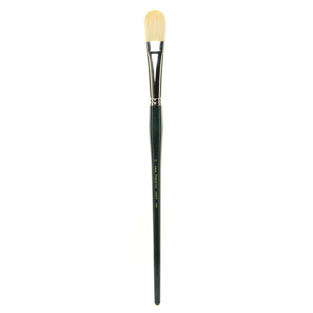Princeton Series 5200 Ashley Oil Brush, 12, Filbert, Chinese Hog Hair Bristle, Blue MPN:5200FB-12