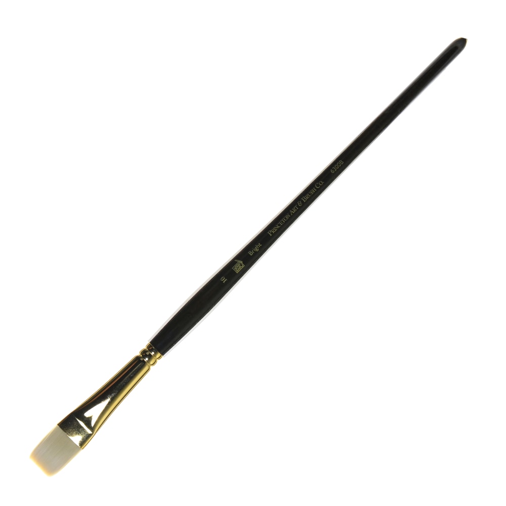 Princeton Series 6300 Dakota Paint Brush, Size 10, Bright Bristle, Synthetic, Blue MPN:6300B-10