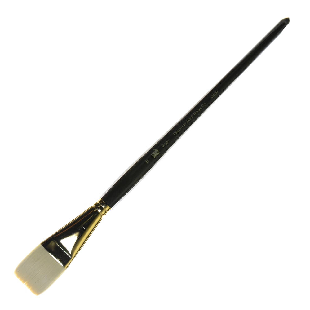 Princeton Series 6300 Dakota Paint Brush, Size 16, Bright Bristle, Synthetic, Blue MPN:6300B-16