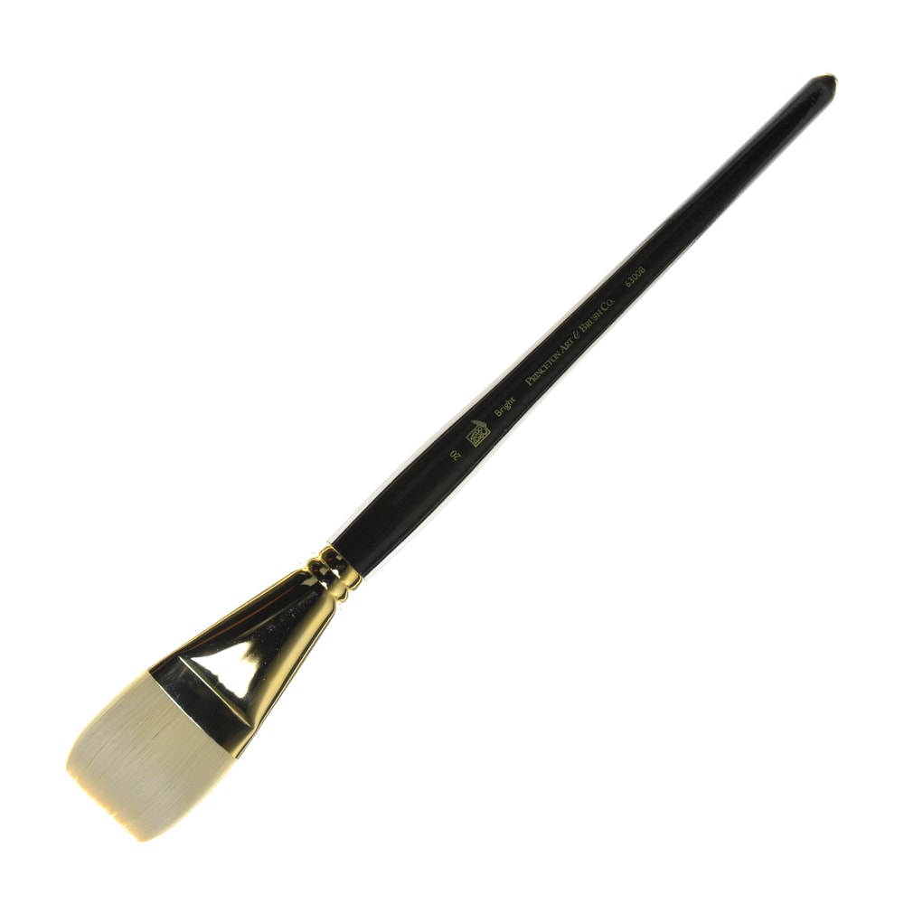 Princeton Series 6300 Dakota Paint Brush, Size 20, Bright Bristle, Synthetic, Blue MPN:6300B-20