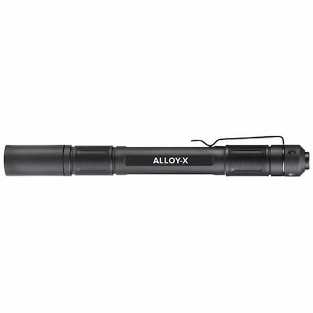Pen Light, LED, Lithium Ion, 500 lm, Black MPN:Alloy-x
