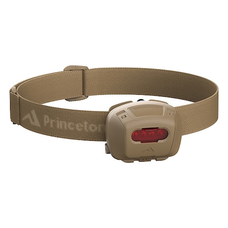 PRINCETON TEC 60 Lumens, LED Tan Headlamp MPN:QUAD-TAC-SD