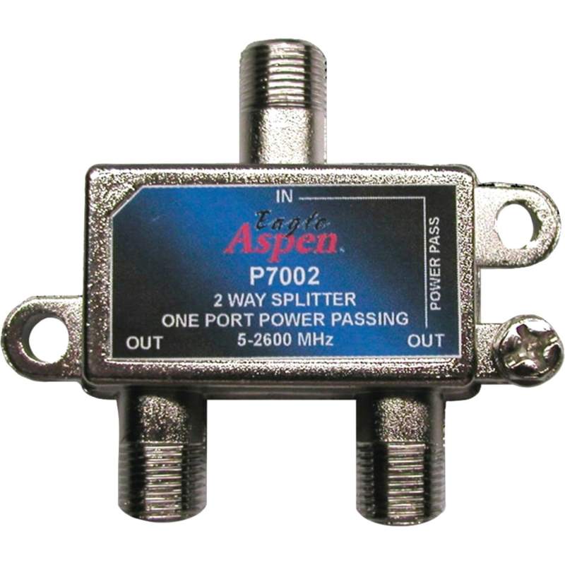 Eagle Aspen P7002 Signal Splitter - 2-way - 2.60 GHz - 5 MHz to 2.60 GHz MPN:500308