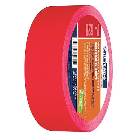 Gaffer'sTape, Red, 54-5/8ydL, 1-7/8inW, PK24 MPN:106068