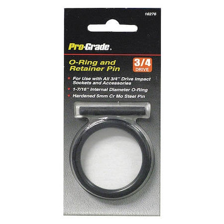 Drive O-Ring/Retainer Pin, 3/4