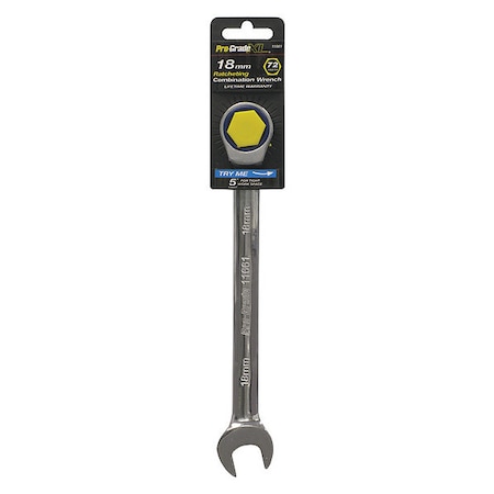 Ratcheting Combo Wrench, 18mm MPN:11661