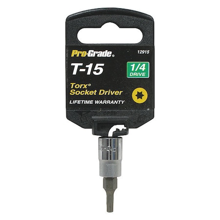 ternal Torx Socket, 1/4