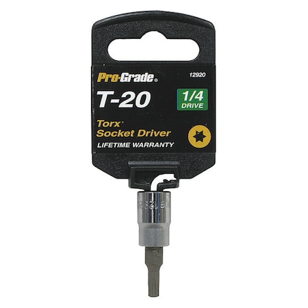 ternal Torx Socket, 1/4