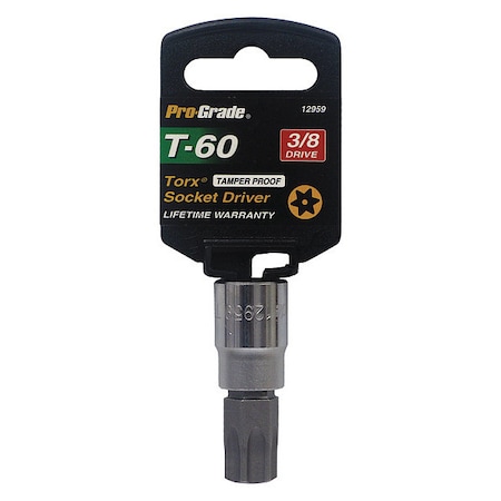 Tamper Proof Torx Socket, 3/8