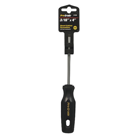 Slotted Screwdriver, 3/16x4