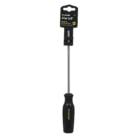 Slotted Screwdriver, 3/16x6