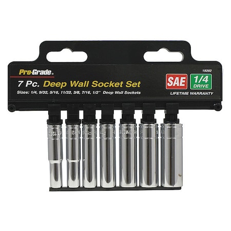 Socket, 7Pc.1/4