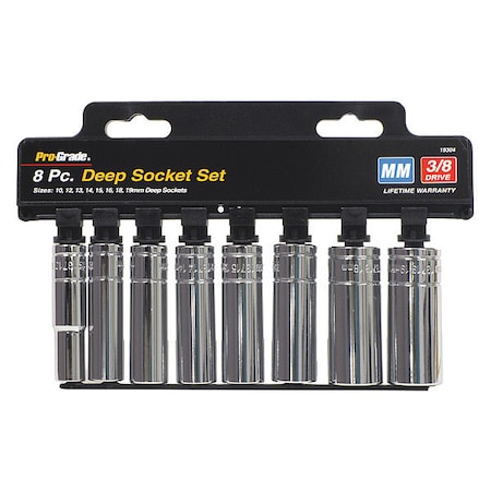 Socket, 8Pc.3/8