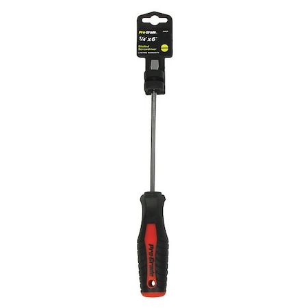 Slotted Screwdriver, 1/4x6