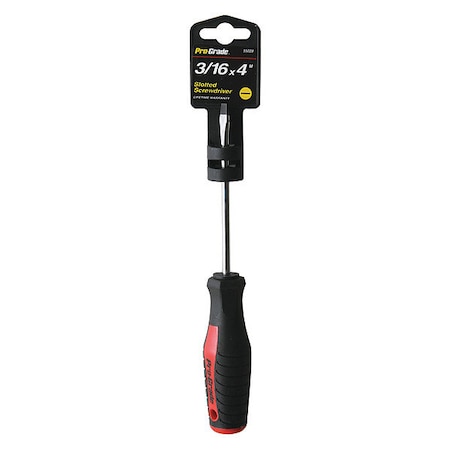 Slotted Screwdriver, 3/16x4
