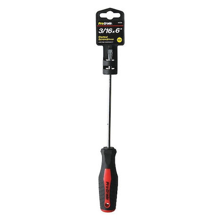 Slotted Screwdriver, 3/16x6