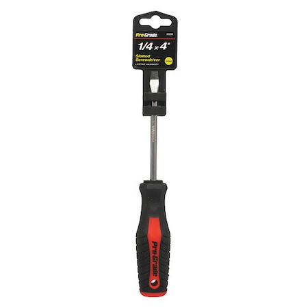 Slotted Screwdriver, 1/4x4