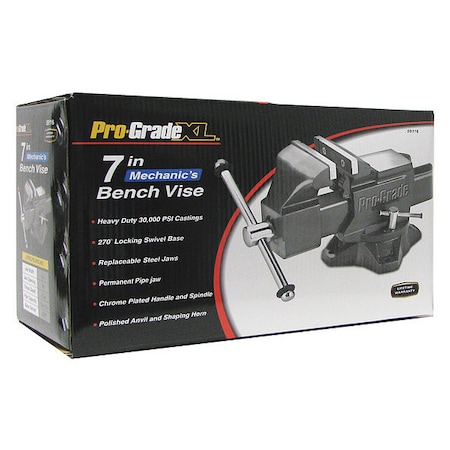 Heavy Duty Swivel Bench Vise, 7