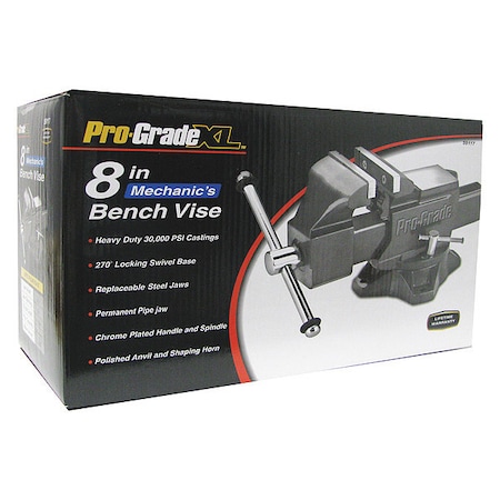 Heavy Duty Swivel Bench Vise, 8