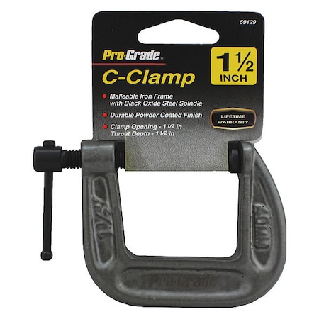 C-Clamp (Deep, Throat) 1-1/2x1-1/2