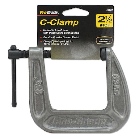 C-Clamp, 2, 1/2x2-1/2
