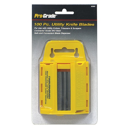 Knife Blade Pack 100Pc.Utility, Utility, General Purpose MPN:82062