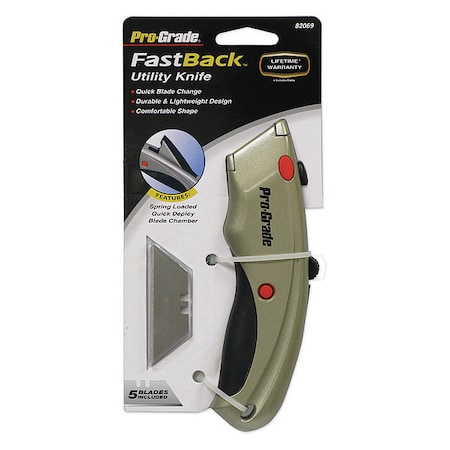 Fastback Utility Knife, Utility, General Purpose MPN:82069