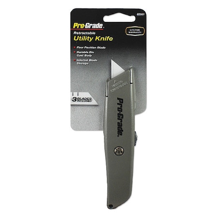 Retractable Utility Knife, Retractable Utility MPN:82081