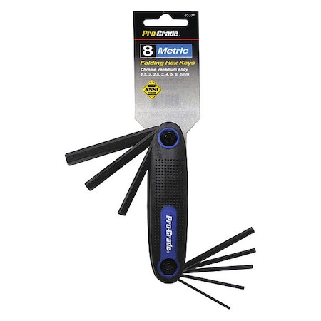 8 Piece Metric Fold-Up, Hex Key Set MPN:85331