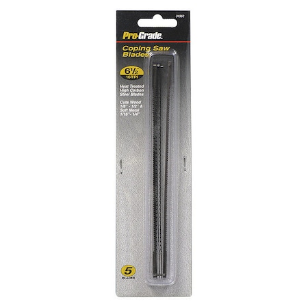Saw Blades, Coping, 5 pcs. MPN:31962